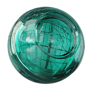 Material Glass GreenScratchs 